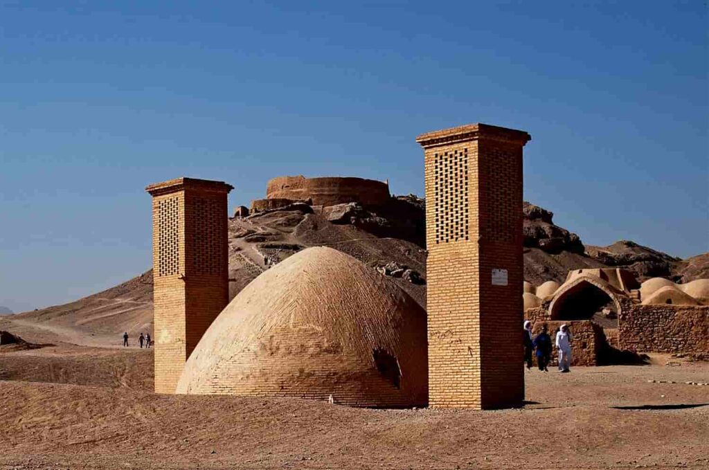 Zoroastrian-Towers-of-Silence, Yazd attraction, Travel to Iran, Iran tour, Iran travel agency,