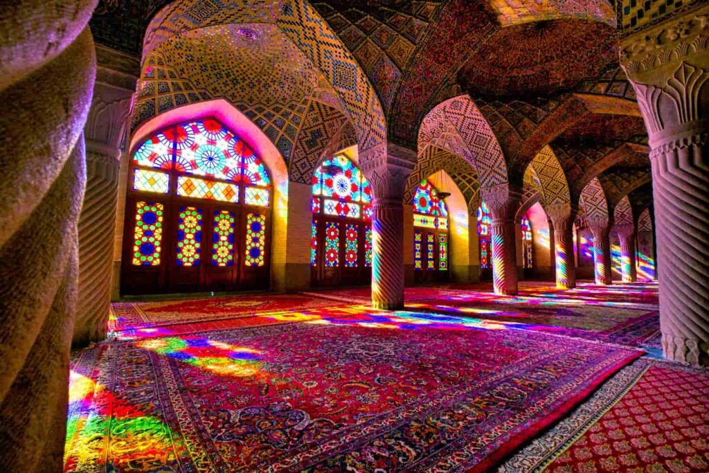 Nasir-al-Mulk Mosque, Shiraz attraction, Travel to Iran, Iran tour, Iran travel agency,