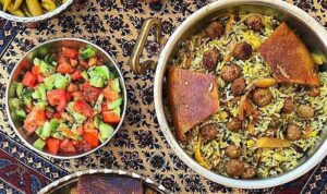 kalam polo-shiraz food